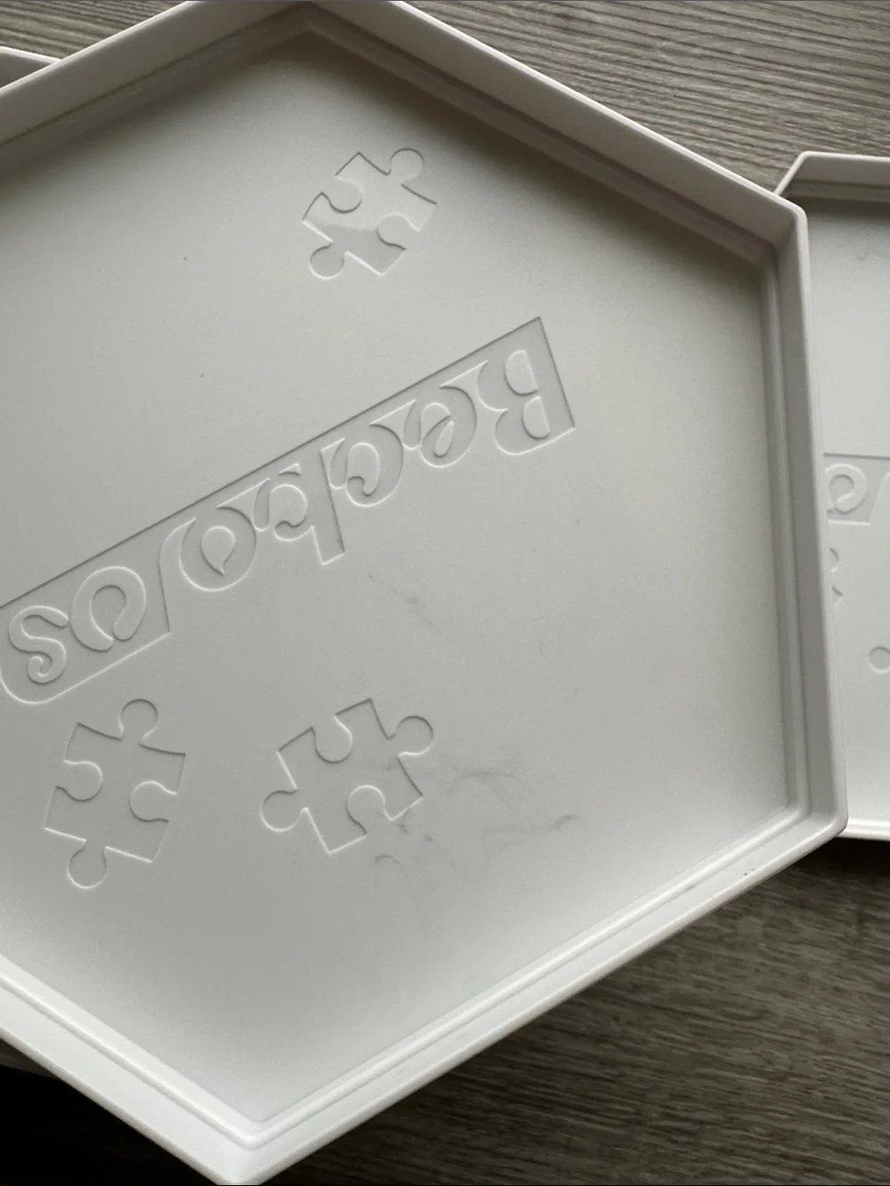 White Hexagon Party Favor Box - Pack of Stackable Containers